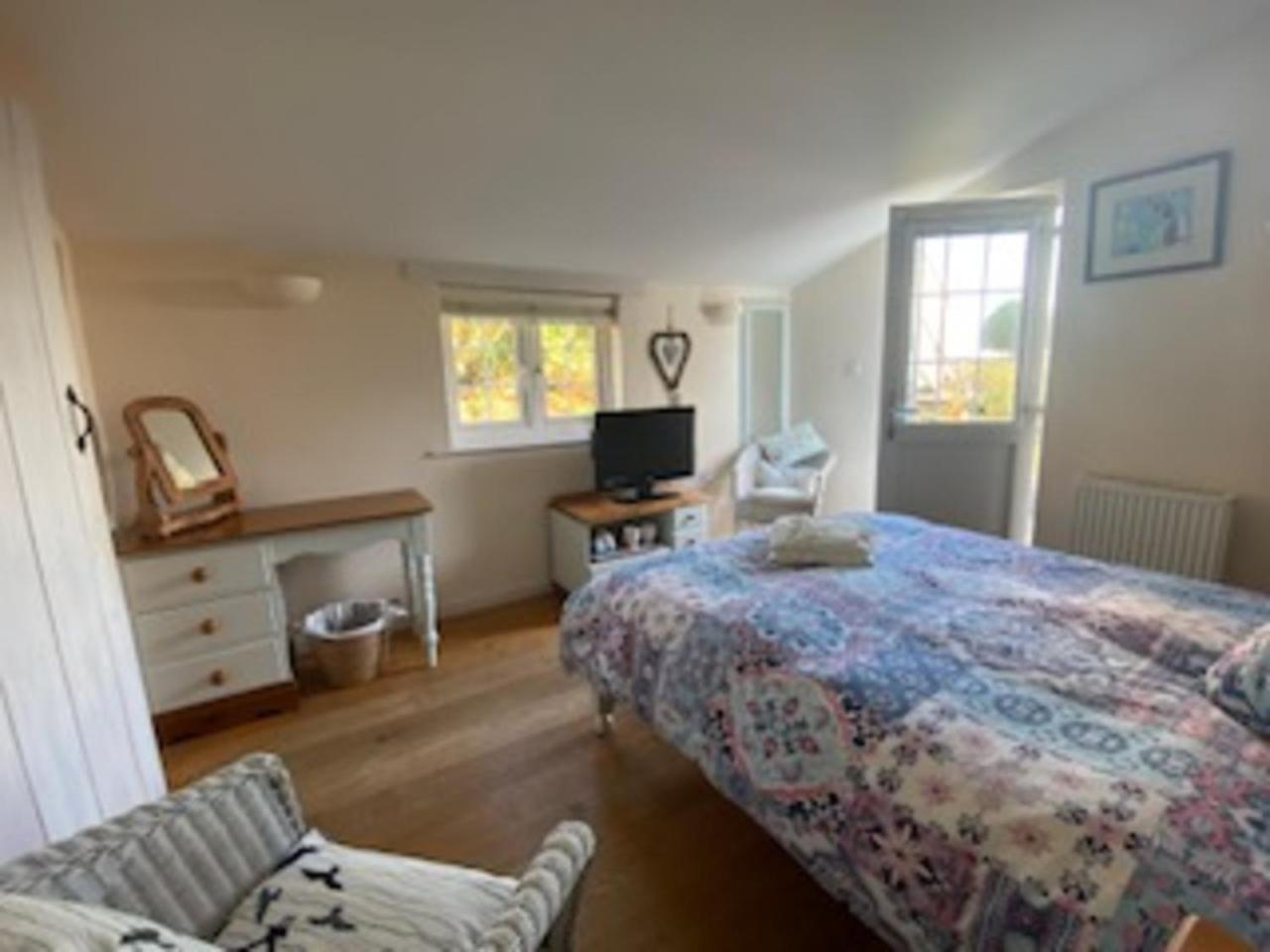 Ferienwohnung Frogwell Strete Exterior foto