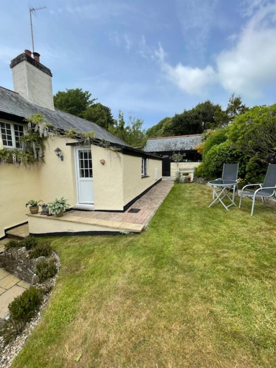 Ferienwohnung Frogwell Strete Exterior foto